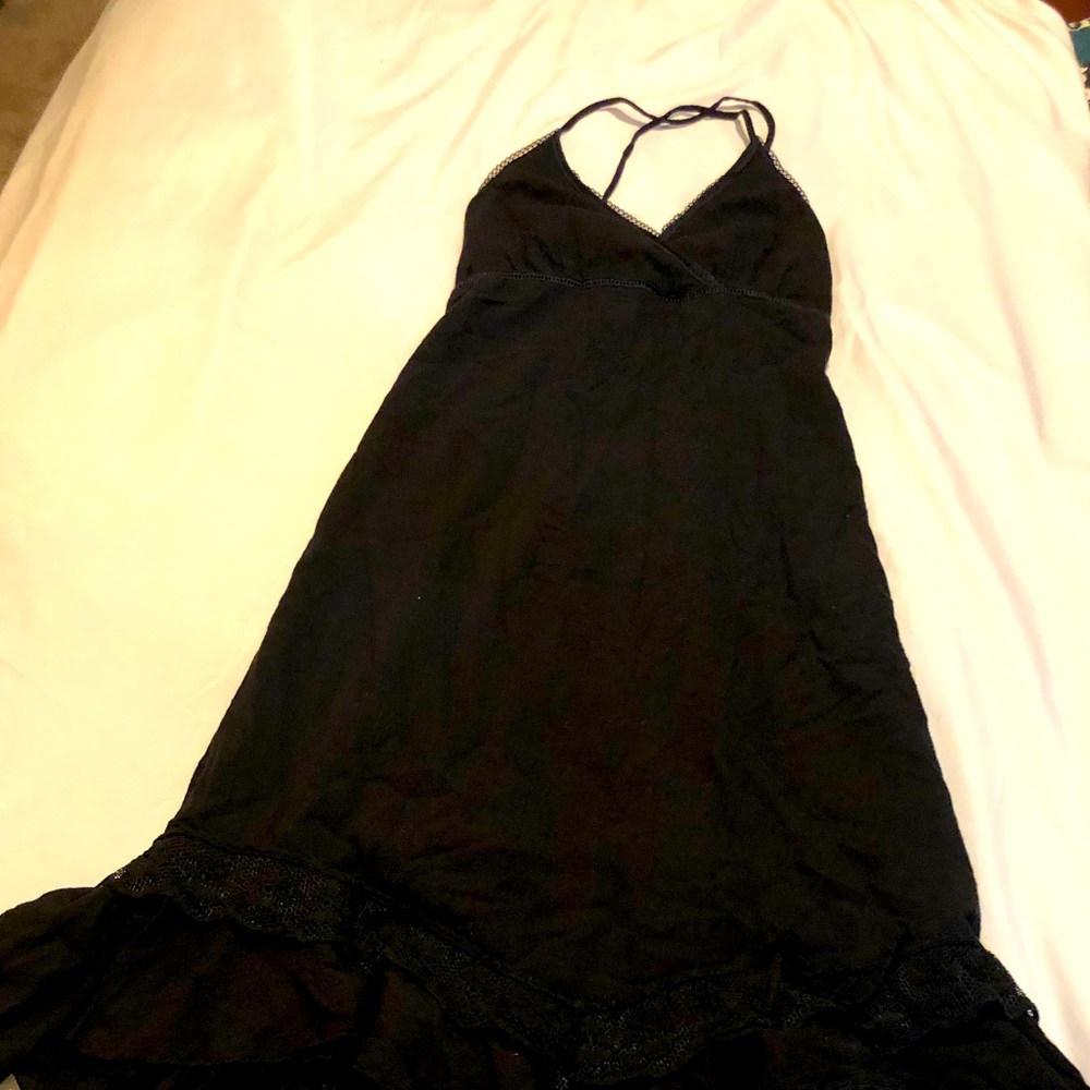 Black Za Zen halter dress
